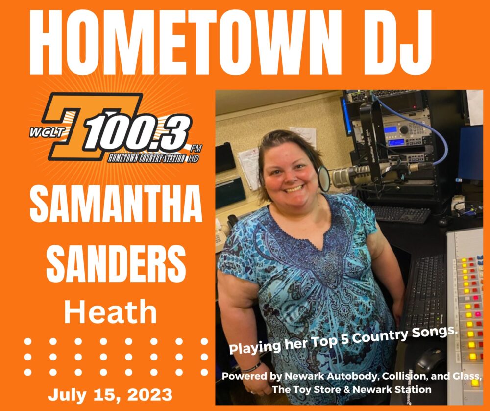 Hometown DJ – Samantha Sanders – WCLT Radio Inc